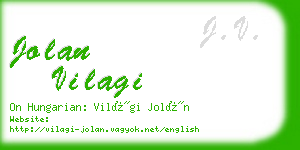 jolan vilagi business card